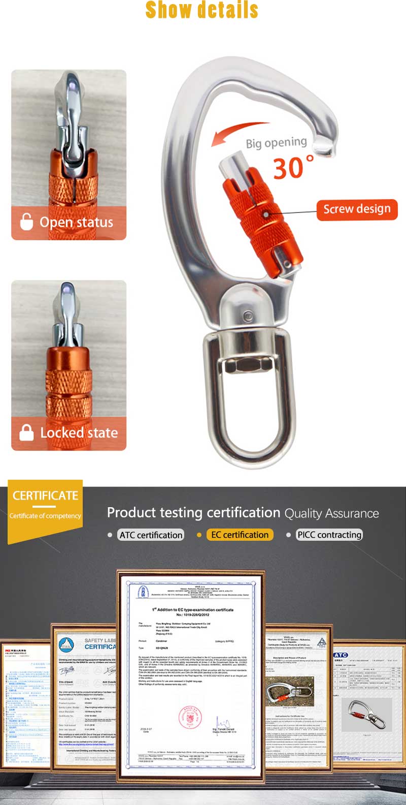 25KN Karabiner 25KN Karabiner
