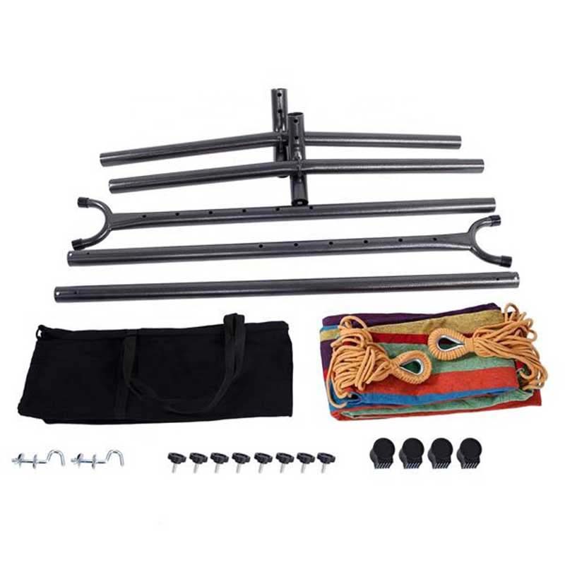 Segeltuch-Hängematte mit Ständer