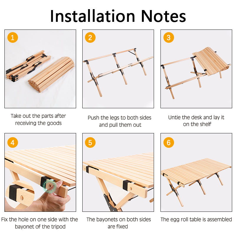 Frühlingsrollentisch aus Holz OEM ODM