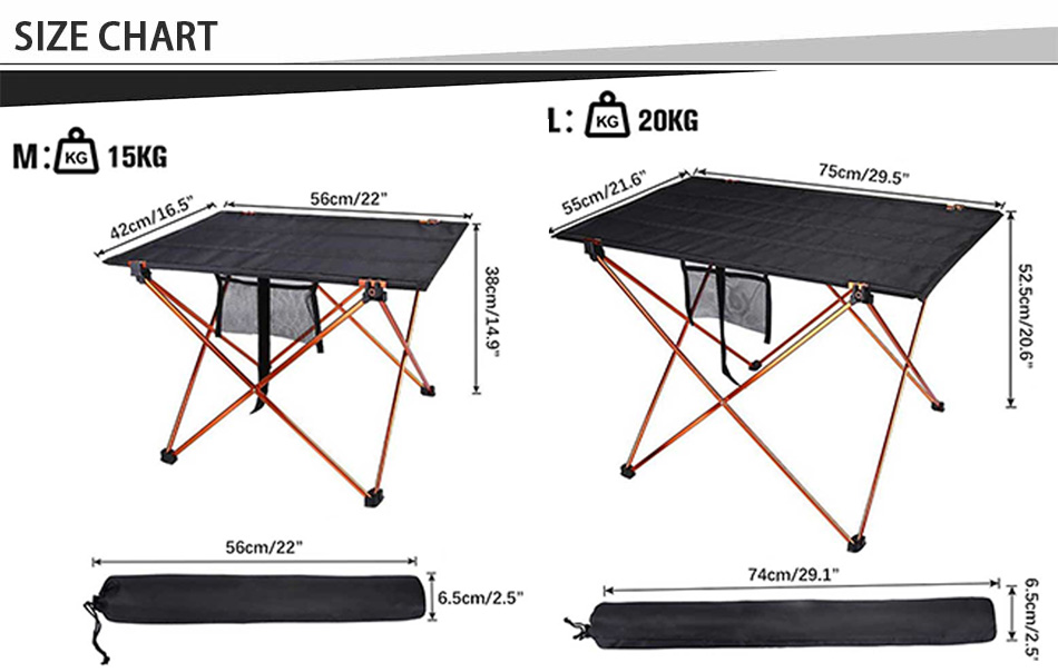 Robuster Picknick-Grill-Klapptisch