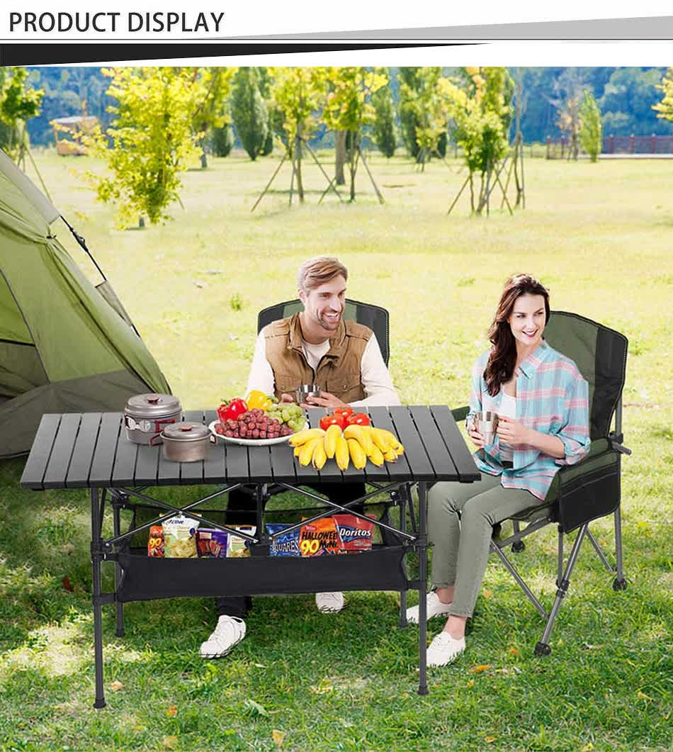 Aluminium-Picknicktisch für Camping