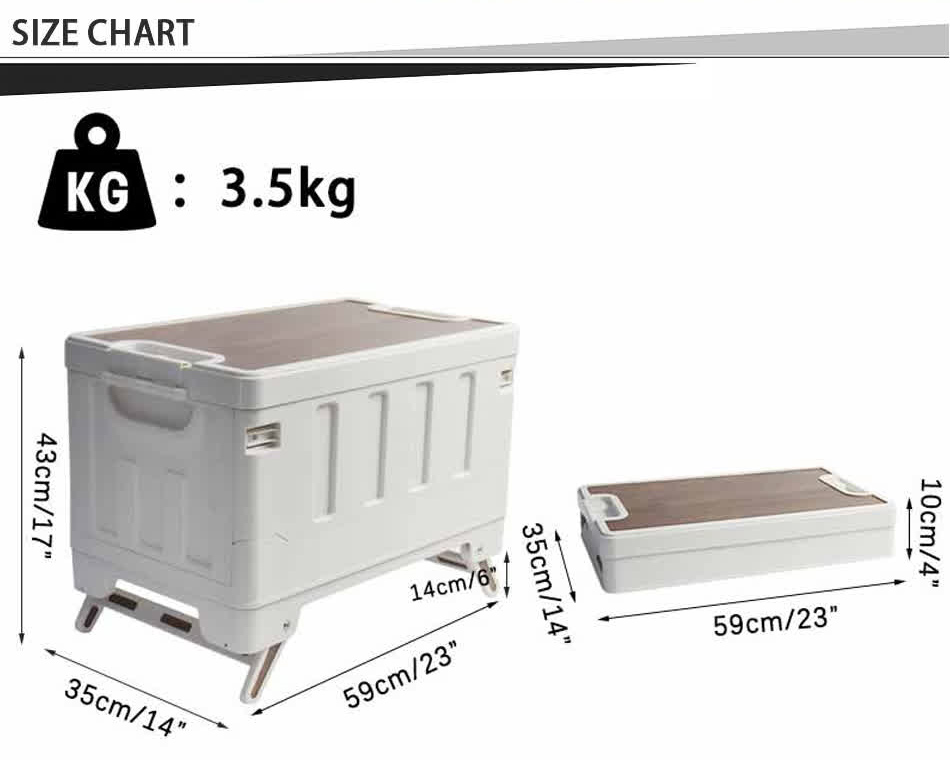 Aufbewahrungsboxen für Campingausrüstung