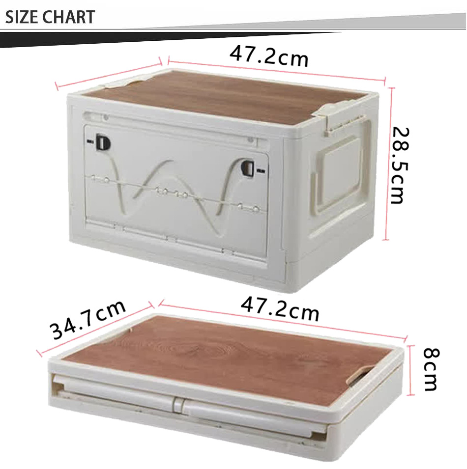 Größe der Außenaufbewahrungsbox