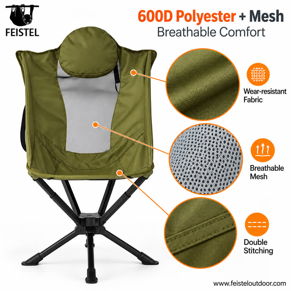 360° rotation Camping Chair