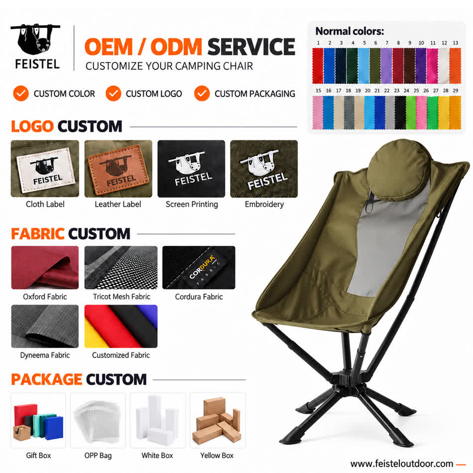 360° rotation Camping Chair oem