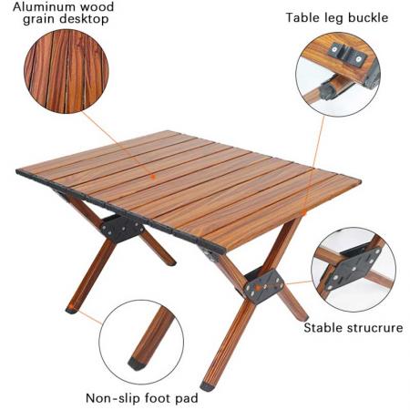 Campingtisch klappbarer Outdoor-Tisch tragbarer klappbarer leichter Tisch für Picknick-Strand 