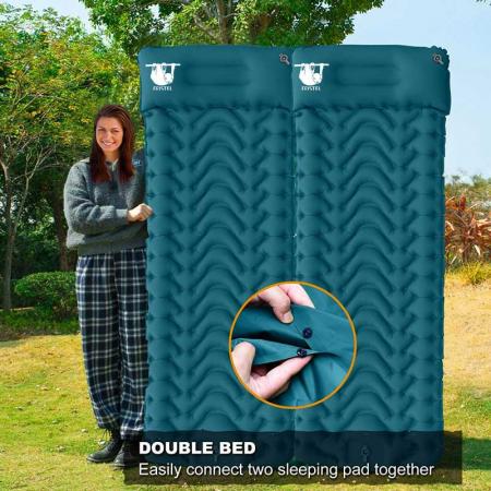 Outdoor-Camping-Isomatte mit integriertem Kissen für Rucksacktouren 