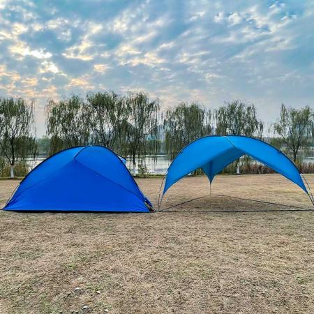 Outdoor-Pop-Up-Curved-Baldachin-Zelte Markisen-Baldachin für Camping-Wandern 