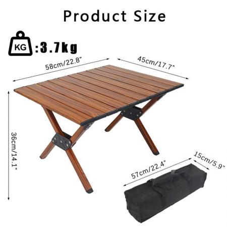 Campingtisch klappbarer Outdoor-Tisch tragbarer klappbarer leichter Tisch für Picknick-Strand 