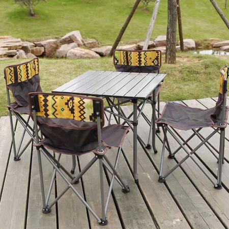 Camping Klapptisch und Stühle Set Klappstuhl Camping Stuhl und Tisch Camping Klappstuhl und Tisch Set für Erwachsene 