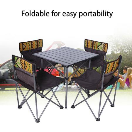 Camping Klapptisch und Stühle Set Klappstuhl Camping Stuhl und Tisch Camping Klappstuhl und Tisch Set für Erwachsene 