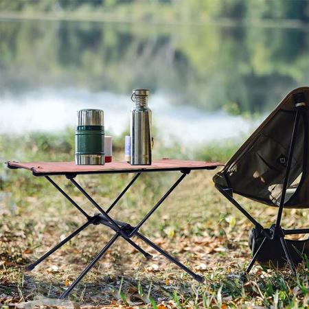 Klappbarer Campingtisch tragbar mit Aufbewahrungstasche zum Angeln am Strand im Freien, Picknick und Wandern 