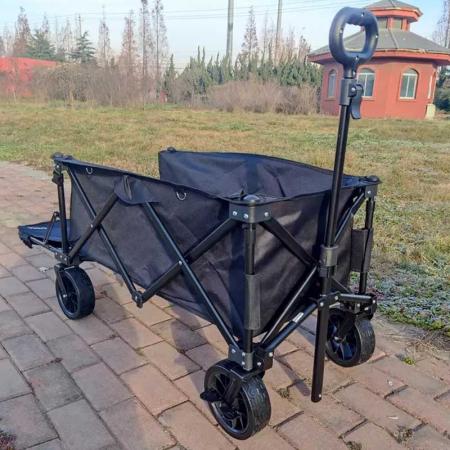 Kompakter zusammenklappbarer Camping-Angelwagen für Outdoor-Aktivitäten 