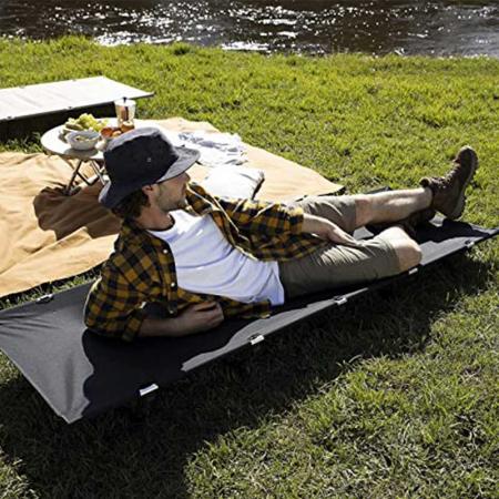 Campingbett kompaktes zusammenklappbares Kinderbett für Outdoor-Rucksackreisen Campingbett Bett 