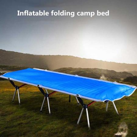 Großhandel ultraleichtes tragbares faltbares Campingbett aus Aluminium im Freien 
