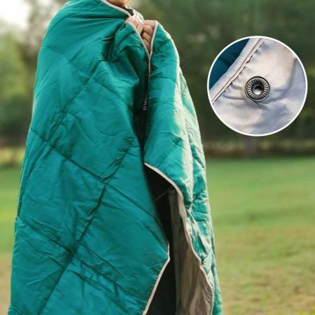 amazon heißer verkauf fabrikpreis nylon daunendecke faltbare wasserdichte outdoor campingdecke tragbar für kaltes wetter 