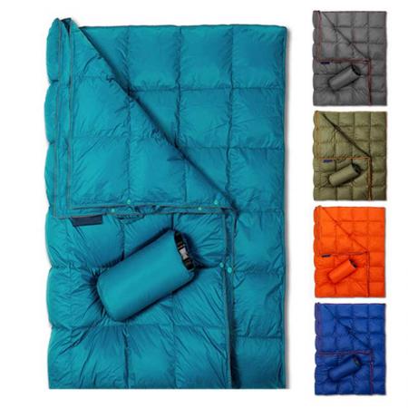amazon heißer verkauf fabrikpreis nylon daunendecke faltbare wasserdichte outdoor campingdecke tragbar für kaltes wetter 