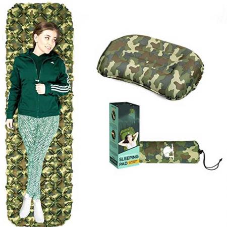 amazon heißer verkauf china lieferant benutzerdefinierte outdoor camping Isomatte matte mit kissen 