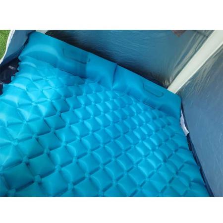 amazon heißer verkauf im freien schlafmatte doppelte größe ultraleichte camping schlafmatten mit kissen luftmatratze 