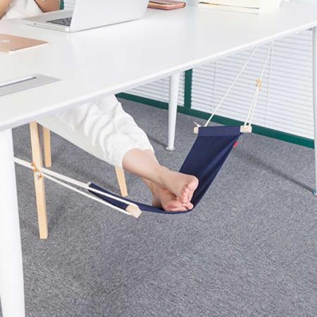 Fußhängematte unter Schreibtischfußstütze verstellbare Bürofußstütze Hängematte langlebig 