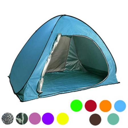 Outdoor-Zelt Anti-UV-Strandschattenschutz Strandüberdachungszelt Sonnenschutz für 2-3 Personen 