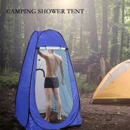 Camping-Duschzelt Pop-Up-Sichtschutzzelt für Ihr tragbares Duschbadzelt, tragbare Umkleidekabine
 