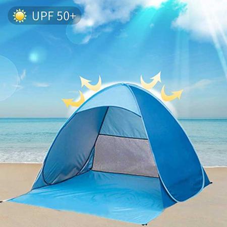 Anti-UV-Sofort-tragbares Zelt-Sonnenschutz-Pop-up-Baby-Strandzelt
 