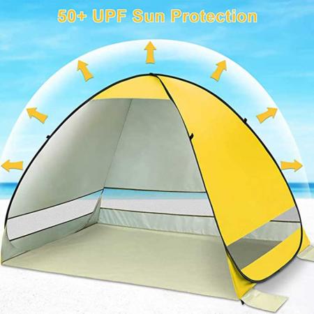 Großhandel Outdoor Camping Strand Dreieck Baldachin Sonnenschutz UV Schutz Zelt
 