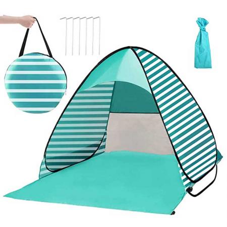 Picknickzelt mit UPF50+ für UV-Schutz Pop-up-Strandzelt
 