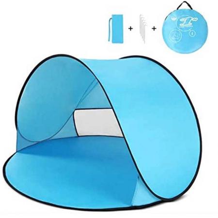 benutzerdefiniertes Logo Babyzelt Strand Anti-UV-sofortiges tragbares Zelt Pop-up-Baby-Strandzelt für Camping im Freien
 