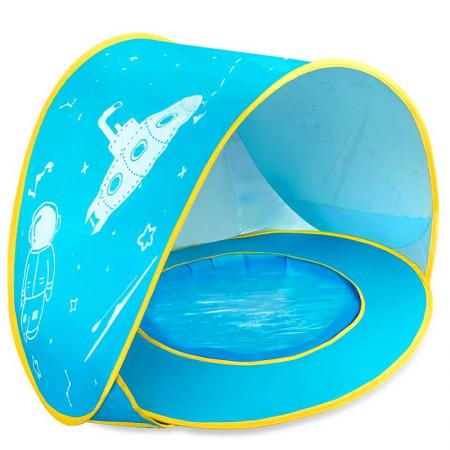 Pop-up-Babyzelt-Sonnenschutz mit Pool UPF 50+ Schutz für Babystrand im Freien
 
