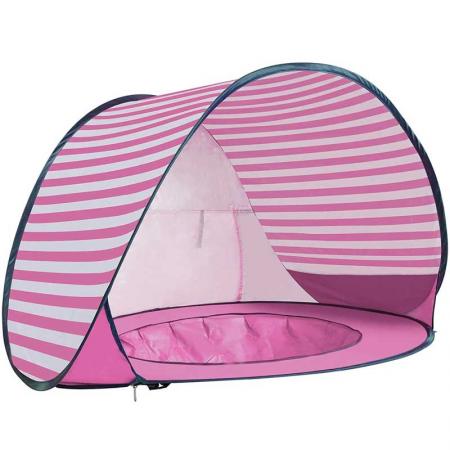 Strandzelt Strandschatten tragbares Zelt Sonnenschutz Pop-up-Baby-Strandzelt
 