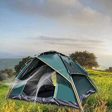 Großhandel 3-4 Personen vollautomatische offene Zelte auf Lager Doppel Campingzelt Sonnenzelt
 