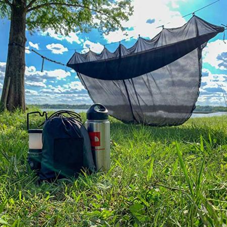 2022 Neupreis Moskitonetz für Hängematten-Insektennetz mit Aufhängesystem hält für Camping im Freien fern
 