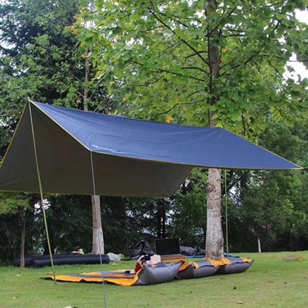 Outdoor ultraleichte wasserdichte Hängemattenplane Regenfliegenplane für Camping
 