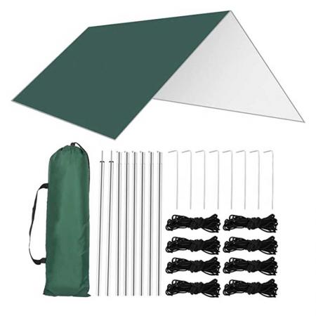 Leichte Nylon-Fallschirm-tragbare Outdoor-Camping-Schlafhängematte mit Moskitonetz und Regenfliege
 