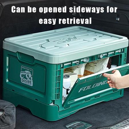 zusammenklappbare Aufbewahrungswürfel Auto Aufbewahrungsboxen Aufbewahrungsbox aus Kunststoff für Camping im Freien
 