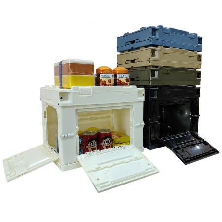 Kunststoff langlebige Aufbewahrungsbox wetterfeste Aufbewahrungsbox Kofferraum Organizer zusammenklappbare Aufbewahrungsbox
 