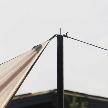 tragbare wasserdichte Campingzeltplane, einfach aufzubauen, perfekte Regenfliegenplane für Hängemattenschutzzelt
 