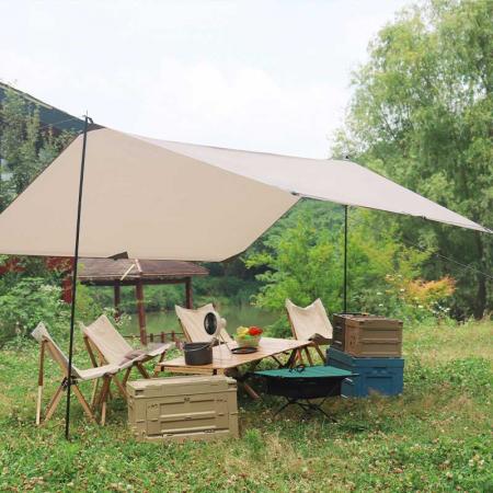 Wasserdichte Plane für Campingzelte, einfach einzurichten, perfekte Regenplane für Hängematten. 