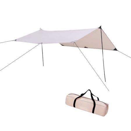 tragbare wasserdichte Campingzeltplane, einfach aufzubauen, perfekte Regenfliegenplane für Hängemattenschutzzelt
 