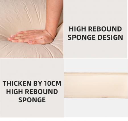 Soem-bequeme Isomatte-Matratzen-Auflage-tragbare Isomatte 30D TPU aufblasbares Schlafenbett 