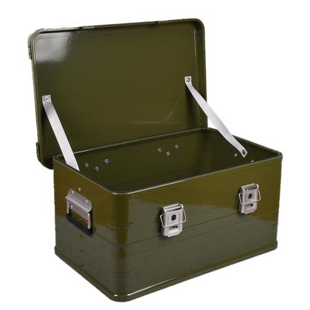 Outdoor-Aufbewahrungsbox aus Aluminiumlegierung, Camping-Reise-Aufbewahrungsbox, große Kapazität, Auto-Werkzeugkasten, 38 l/59 l/110 l 