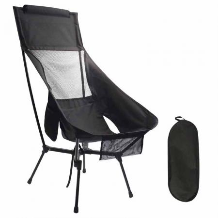 Hoher Rucksack Camping Klappstuhl Angeln Outdoor Stuhl Strandstühle für Erwachsene 