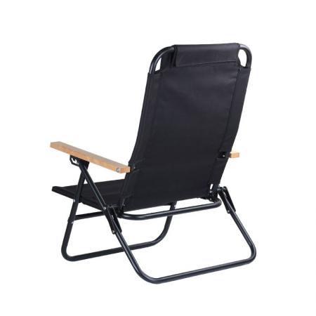 Feistel Outdoor klappbare dreistufige tragbare Strandcamp-Stühle mit Stahlrahmen 
