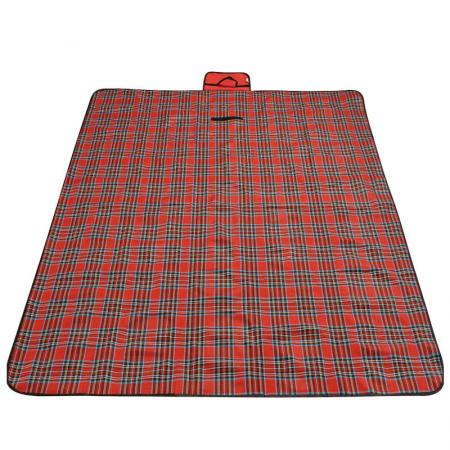 Maßgeschneiderte LOGO Plaid Oxford Tuch Outdoor Picknick Matte Feuchtigkeitsbeständige Matte Camping Matte 