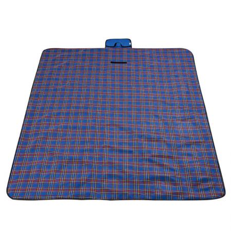 Maßgeschneiderte LOGO Plaid Oxford Tuch Outdoor Picknick Matte Feuchtigkeitsbeständige Matte Camping Matte 