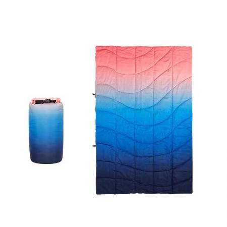 Benutzerdefinierte Druck Outdoor Camping Luxus warme gesteppte bauschige Decke 