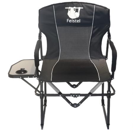 600D Oxford Outdoor Relax Tragbarer Direktor Klapp-Campingstuhl mit Beistelltisch 