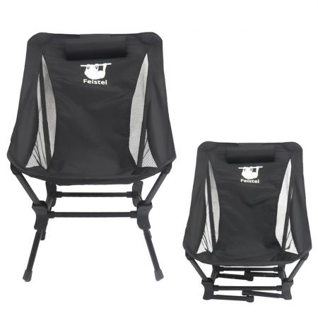 Custom Logo Garden Stuhl Leichtes Aluminiumklapper Campingstuhl 